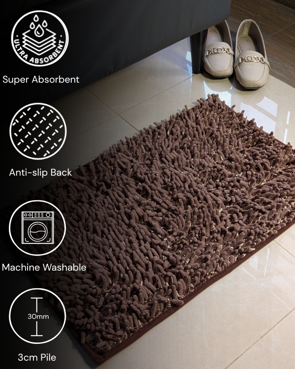 Microfiber Noodle Mats - Absorbent & Anti-Slip