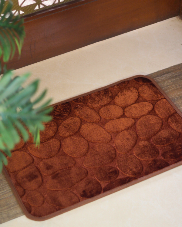 Pebble Memory Foam Bath/Door Mats