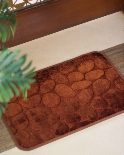 Pebble Memory Foam Bath/Door Mats