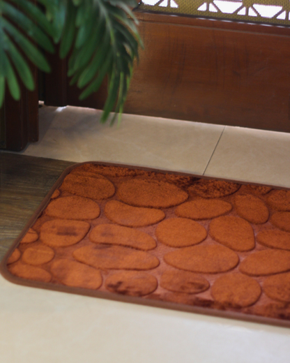 Pebble Memory Foam Bath/Door Mats