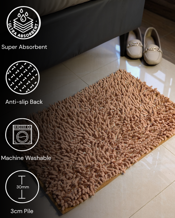 Microfiber Noodle Mats - Absorbent & Anti-Slip