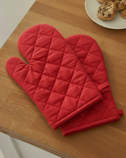 Premium Heat-Resistant Oven Glove Set
