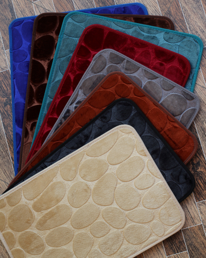 Pebble Memory Foam Bath/Door Mats