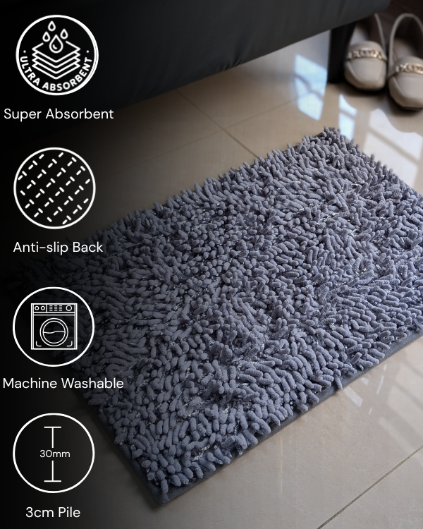 Microfiber Noodle Mats - Absorbent & Anti-Slip