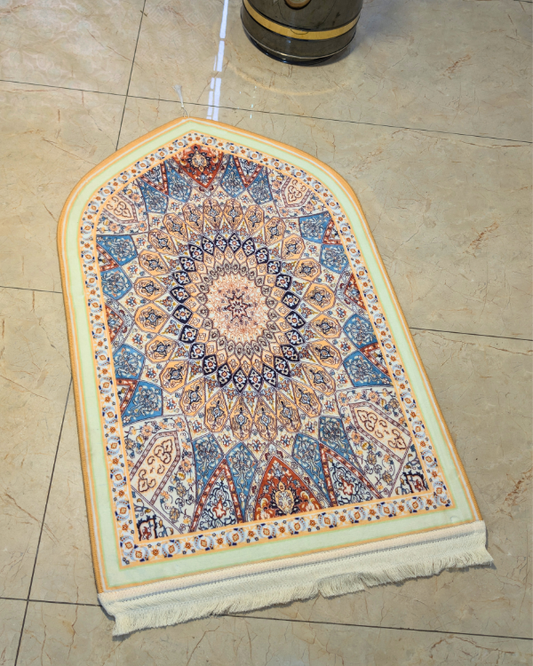 Ivory Radiance Design Janamaz