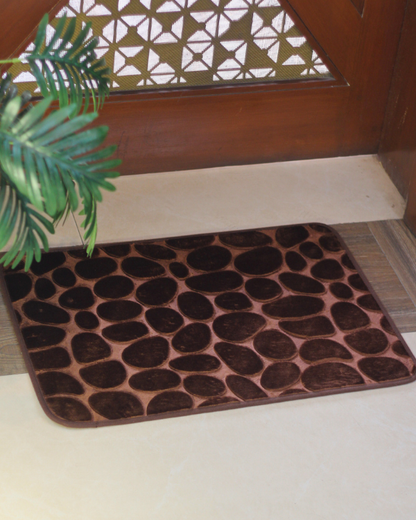 Pebble Memory Foam Bath/Door Mats