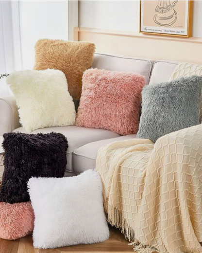 Shaggy Fur Comfort Cushion Cover