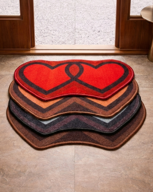 Felt Heart Mats