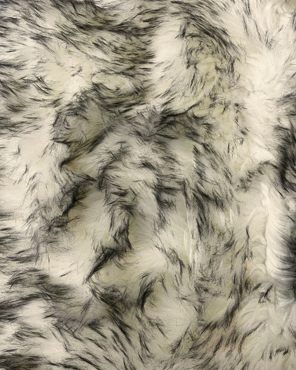 Black&White Faux Sheepskin Mat