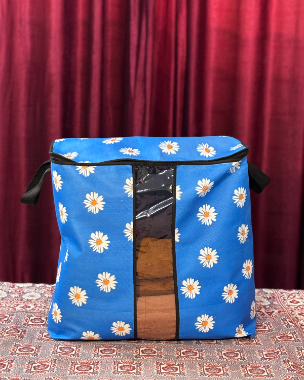 Non Woven Storage Bag In Floral Print