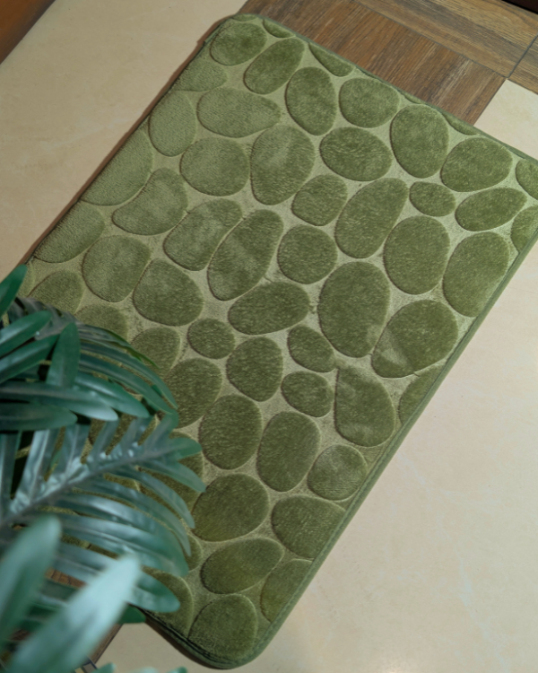 Pebble Memory Foam Bath/Door Mats
