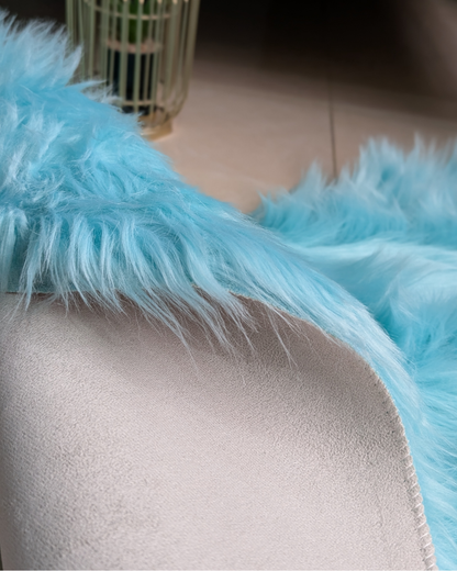 Fluffy Heart Fur Rug
