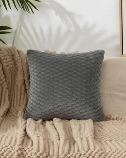 Soft Textured Fur Cushion Cover