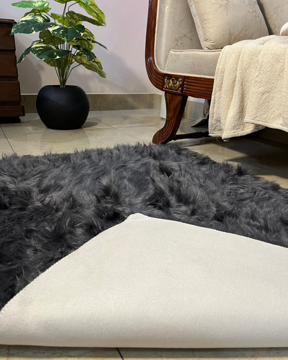Large Fluffy Faux Rug