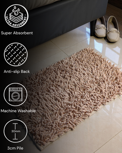 Microfiber Noodle Mats - Absorbent & Anti-Slip