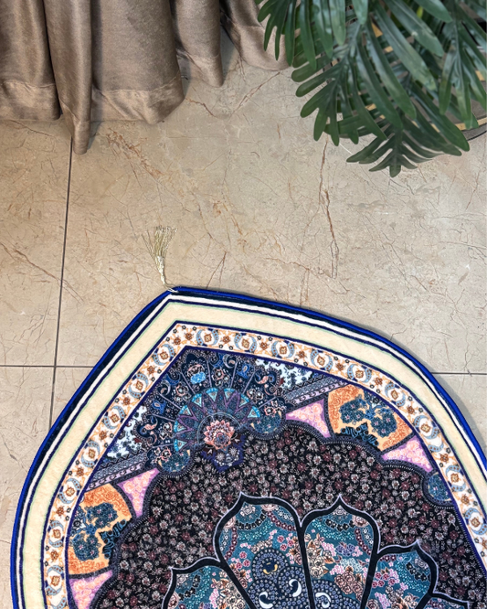 Blue Medallion Design Janamaz