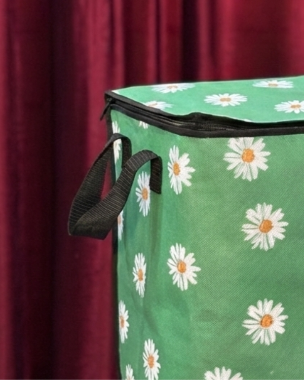 Non Woven Storage Bag In Floral Print