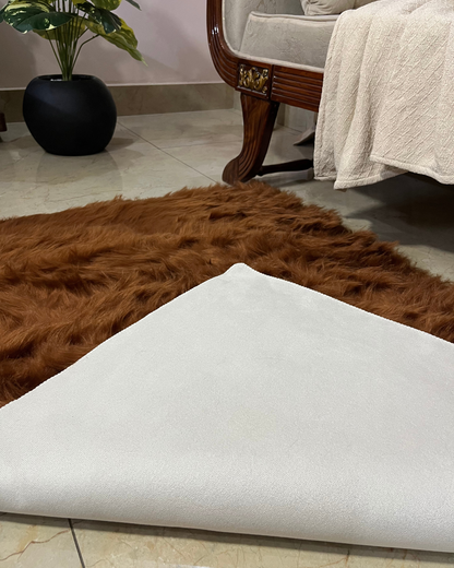 Large Fluffy Faux Rug